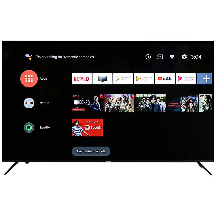 Android Tivi AQUA 4K 65 inch LE65AQT6600UG - Hàng Chính Hãng - Chỉ Giao Hà Nội