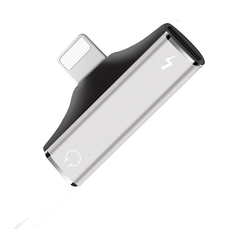 Bộ Chuyển Đổi Cổng Âm Thanh Tai Nghe 2 Trong 1 Cho Điện Thoại iPhone XS/XS Max/XR/X/8/8 Plus/7/7 Plus