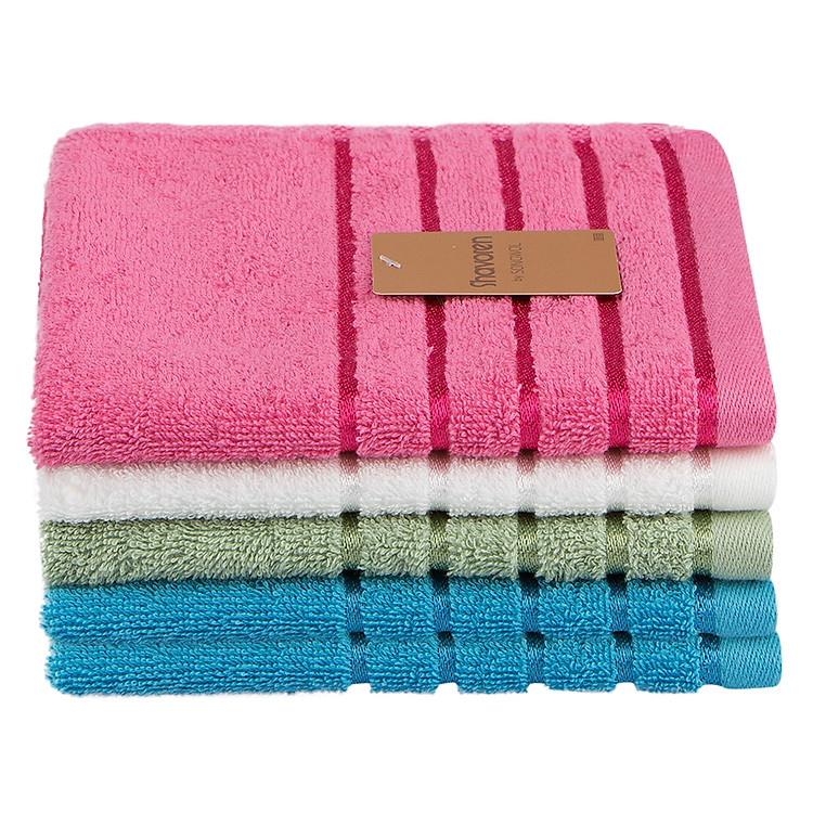 Bộ 05 Khăn Tay Hàn Quốc SH Line Border 34 SONGWOL