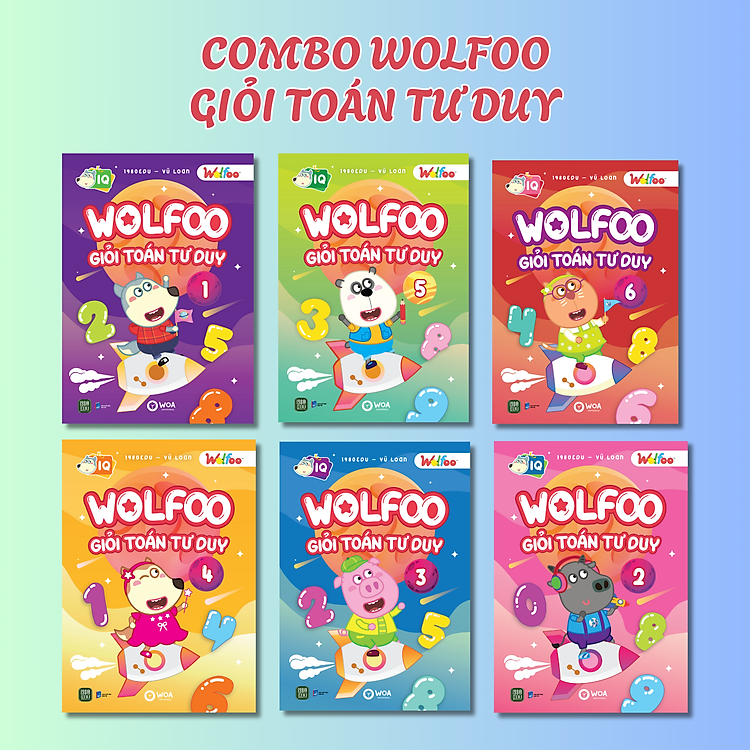 Sách Wolfoo Giỏi Toán Tư Duy