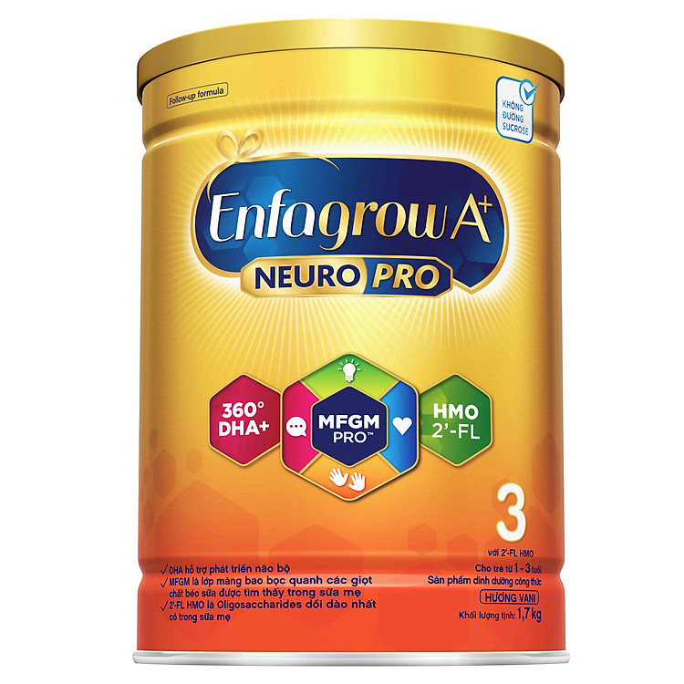 Tìm mua tại Avakids:Sữa bột Enfagrow A+ NeuroPro 3 1.7kg Hàng chuẩn, tràn ngập Khuyến mãi, Ưu đãi