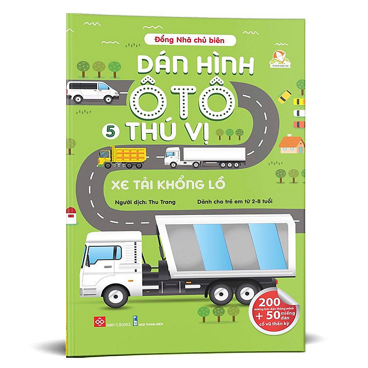 Dán Hình Ô Tô Thú Vị 5 – Xe Tải Khổng Lồ