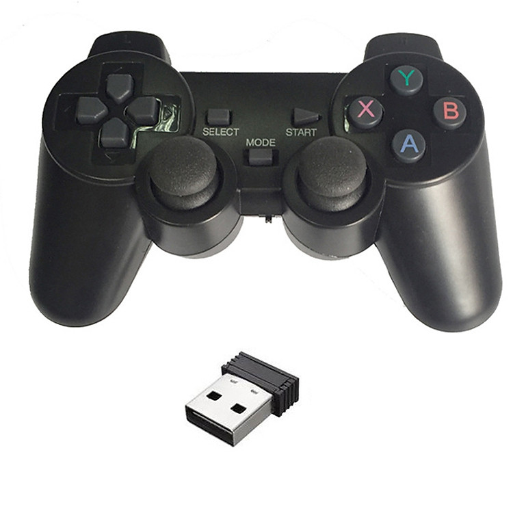 Tay cầm chơi game không dây có Rung cho máy tính, laptop, PS3, Android box - G706wd (hàng nhập khẩu)