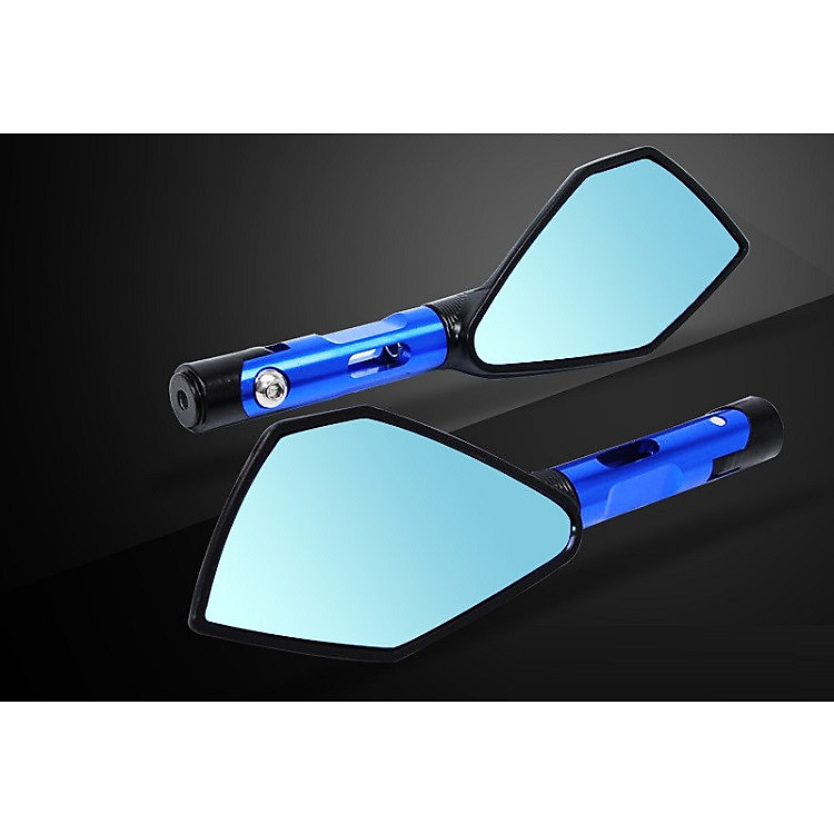 Bộ 2 chiếc gương chiếu hậu 5 cạnh chất liệu hợp kim nhôm CNC cực chuẩn - Hàng chất lượng cao