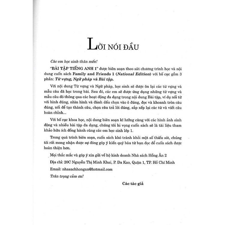 Bài Tập Tiếng Anh + Tập Viết Tiếng Anh Lớp 1 - Bộ Sách Family And Friends 1 National Edition - Ảnh 3