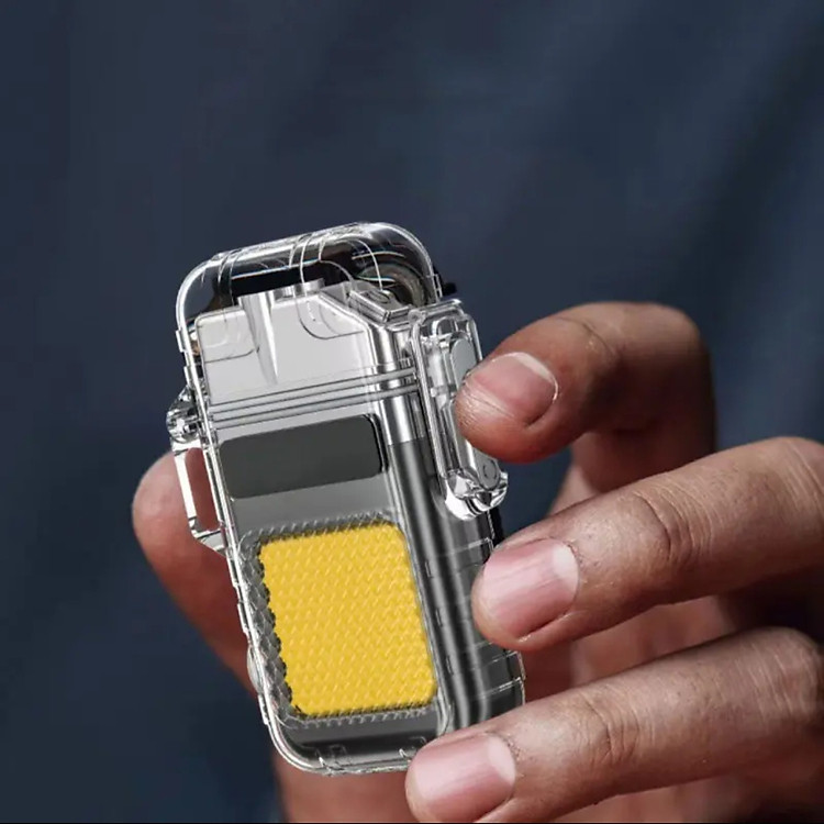 Bật Lửa Điện 3 Chức Năng, Đèn Pin LED 3 Chế Độ, Móc Khoá Tiện Lợi, Sạc Nhanh Type C, Chống Nước IPX6 - Ảnh 4