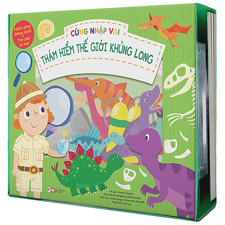 Sách Cùng Nhập Vai : Thám Hiểm Thế Giới Khủng Long - Miếng Ghép Thông Minh, Trò Chơi Trí Tuệ