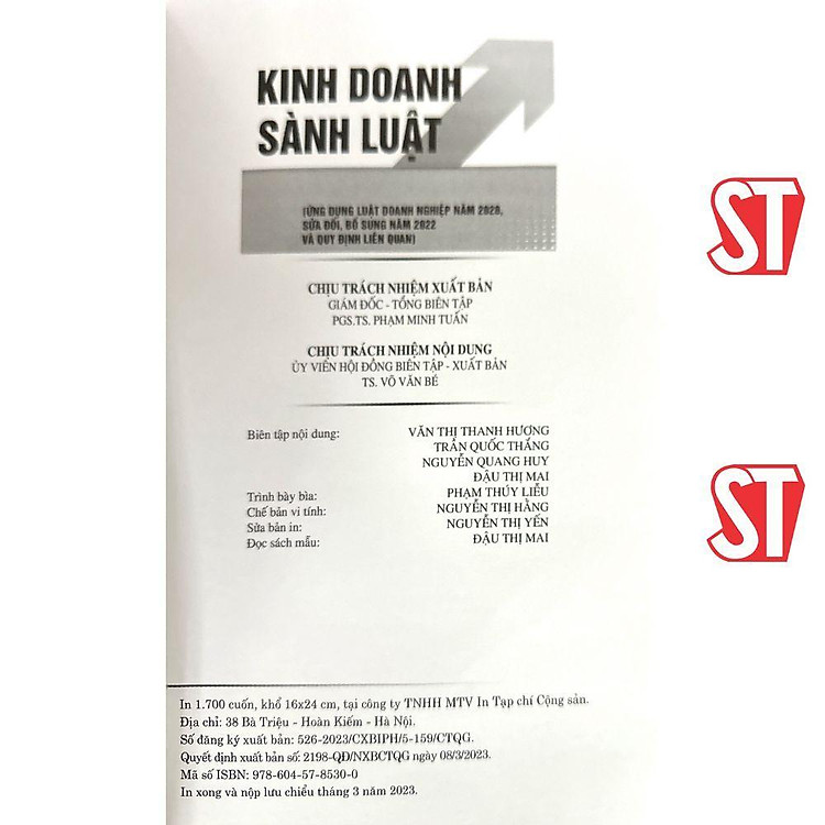Kinh Doanh Sành Luật (Ứng Dụng Luật Doanh Nghiệp Năm 2020, Sửa Đổi, Bổ Sung Năm 2022 Và Quy Định Liên Quan) - Ảnh 5