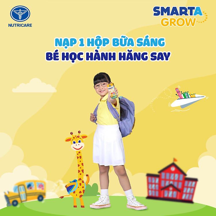 Nơi mua Thùng 48 Hộp Sữa Smarta Grow Nho Hàng chuẩn Tiết kiệm - Hình ảnh 3