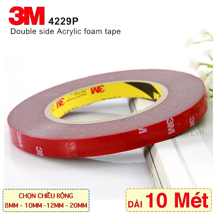 Băng Keo Cường Lực 3M 4229P (10mm x 10m)