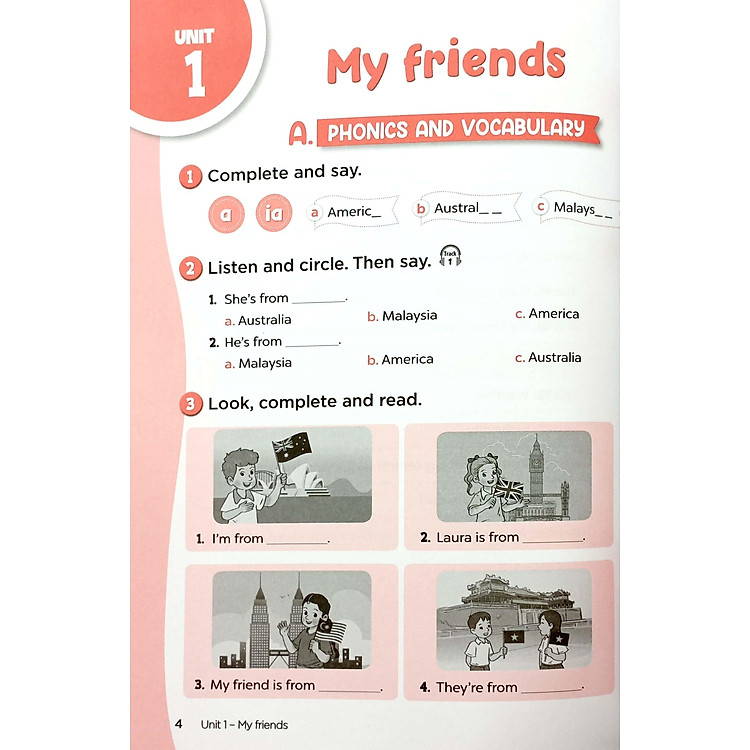 Global Success - Tiếng Anh 4 - Sách Bài Tập (2023) - Ảnh 5