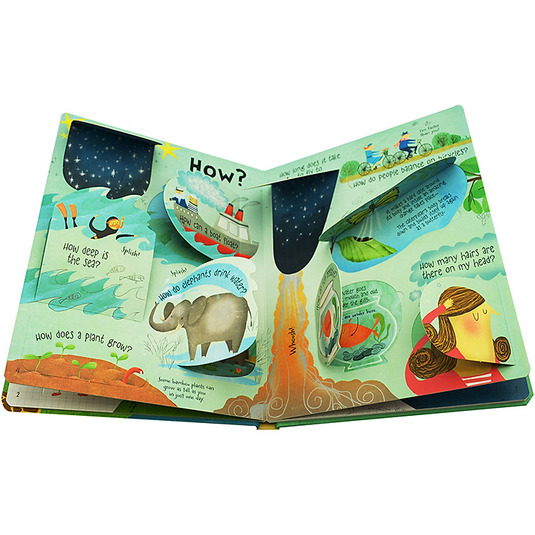 Tương Tác Tiếng Anh - Usborne Lift-the-flap Questions & Answers about Our World - Ảnh 3