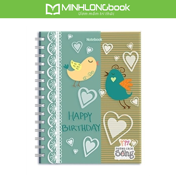 Sổ Lò Xo Notebook Minh Long – Happy Birthday