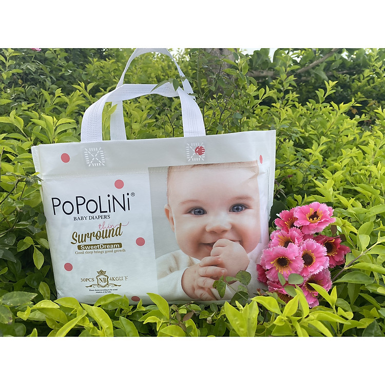 Mua Tã dán Popolini sơ sinh 30 miếng Chính hãng Tiết kiệm