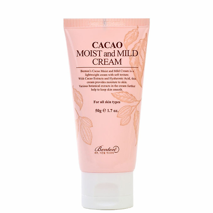 Kem dưỡng da cấp nước dưỡng ẩm phục hồi da Benton Cacao Moist and Mild Cream 50g