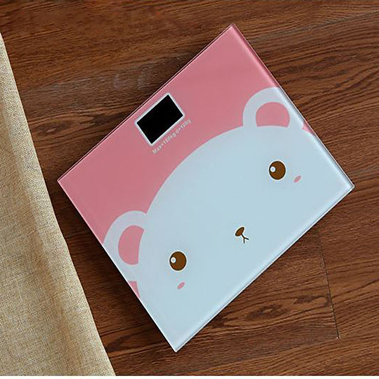 Cân Điện Tử Kính Cường Lực + Tặng Hộp Dụng Cụ Cắt Mong Tay 7 Món ( Giao Màu Ngẫu Nhiên)