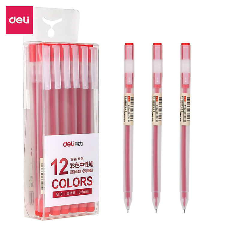 Bút bi gel 0.5mm Deli (1 chiếc) - Ảnh 3