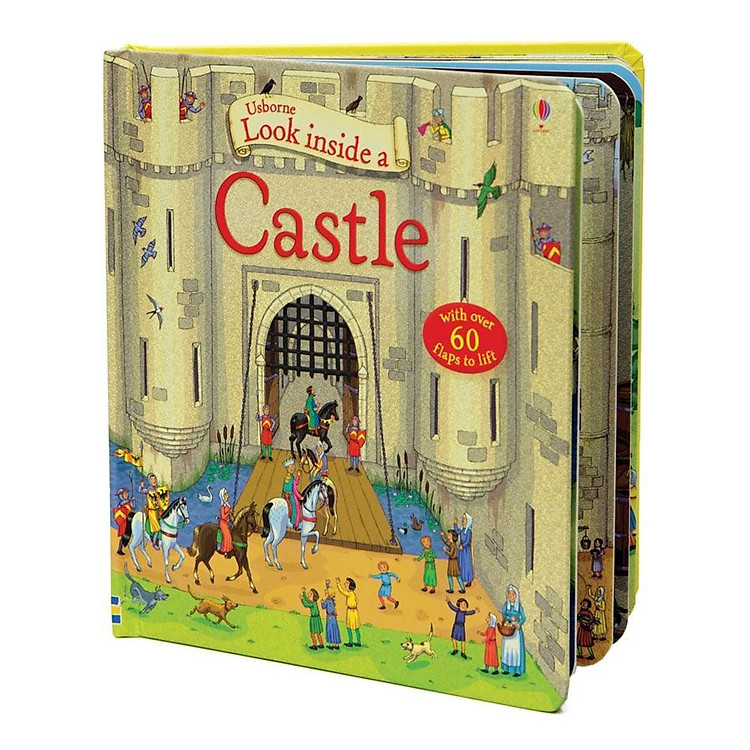Sách Usborne Look inside a Castle