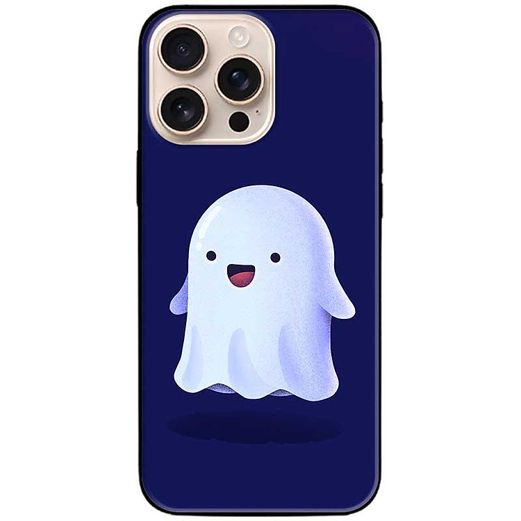 Ốp lưng dành cho Iphone 15 - 15 Plus - 15 Pro - 15 Pro Max - Bóng Trắng Nền Xanh - Hàng Chính Hãng