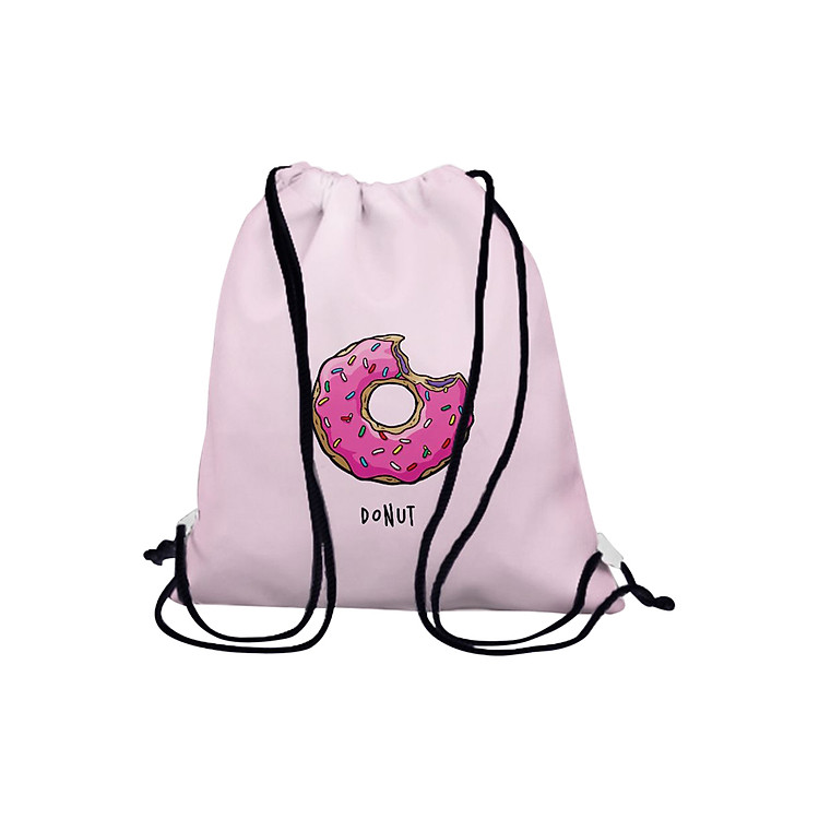Túi Rút Unisex In Hình Bánh Donut Cắn Dở BDHK091