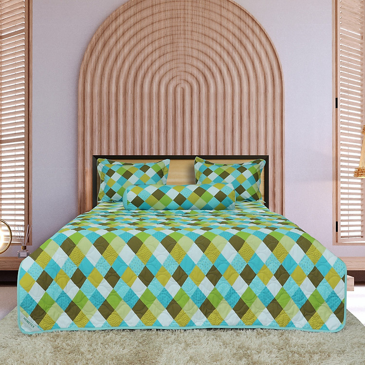 Drap lẻ Hometex cotton in hoa văn