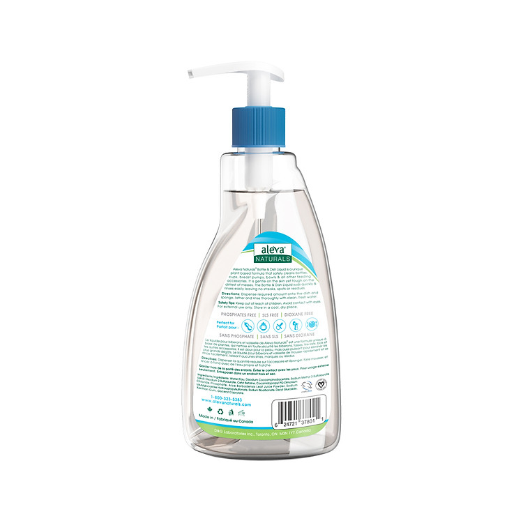 Nước Rửa Bình Sữa Aleva Naturals 500ml Chính hãng Giá tốt - Hình ảnh 4