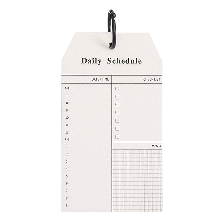 Tập Giấy Note Ghi Chú - Danh Sách Cần Làm Daily Schedule