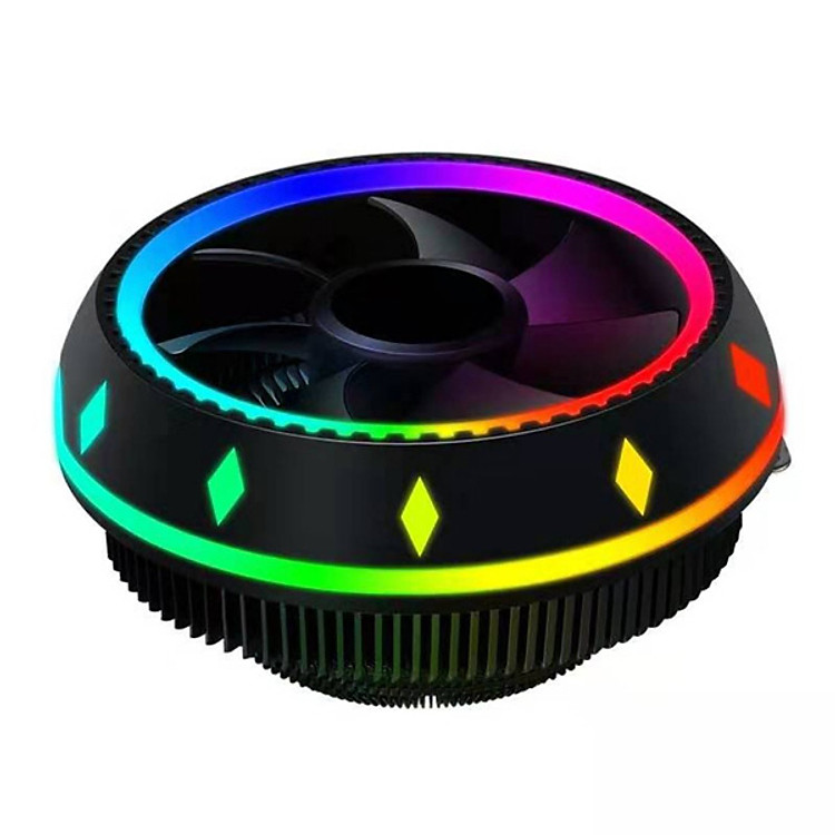 Fan Tản Nhiệt CPU Led RGB 16 - Tự Động Đổi Màu Không Cần Hub