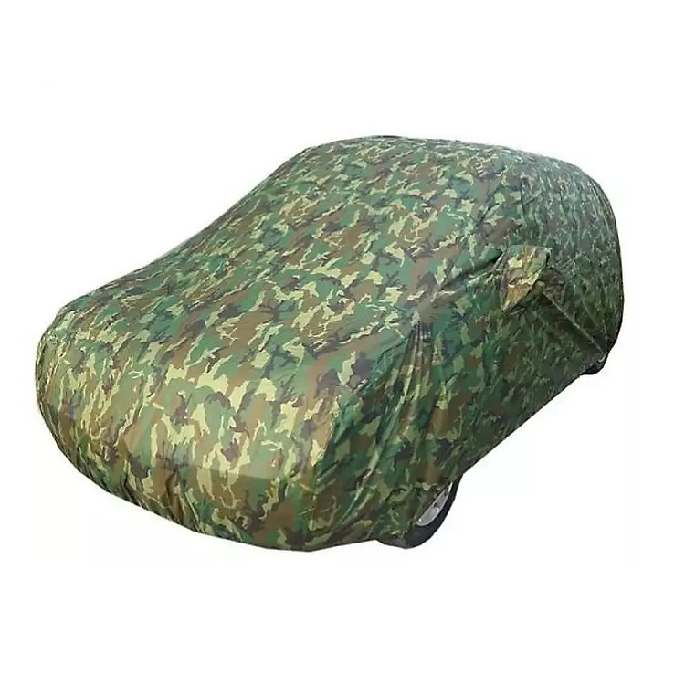 Bạt phủ bảo vệ xe ô tô 4-5 chỗ chất liệu vải phản quang chống thấm vải rằn ri