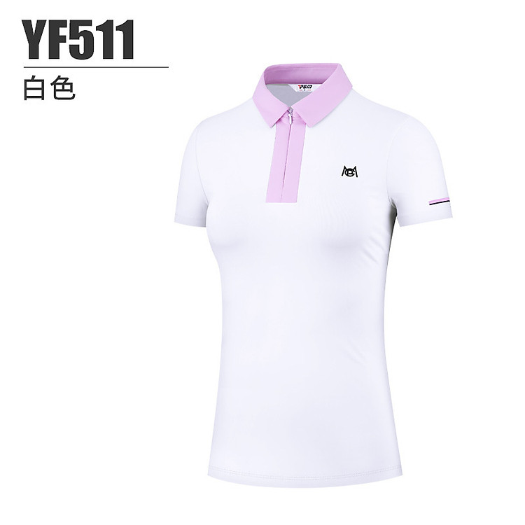 Áo cộc tay golf nữ PGM - YF511 cao cấp. Áo thể thao golf nữ thời trang
