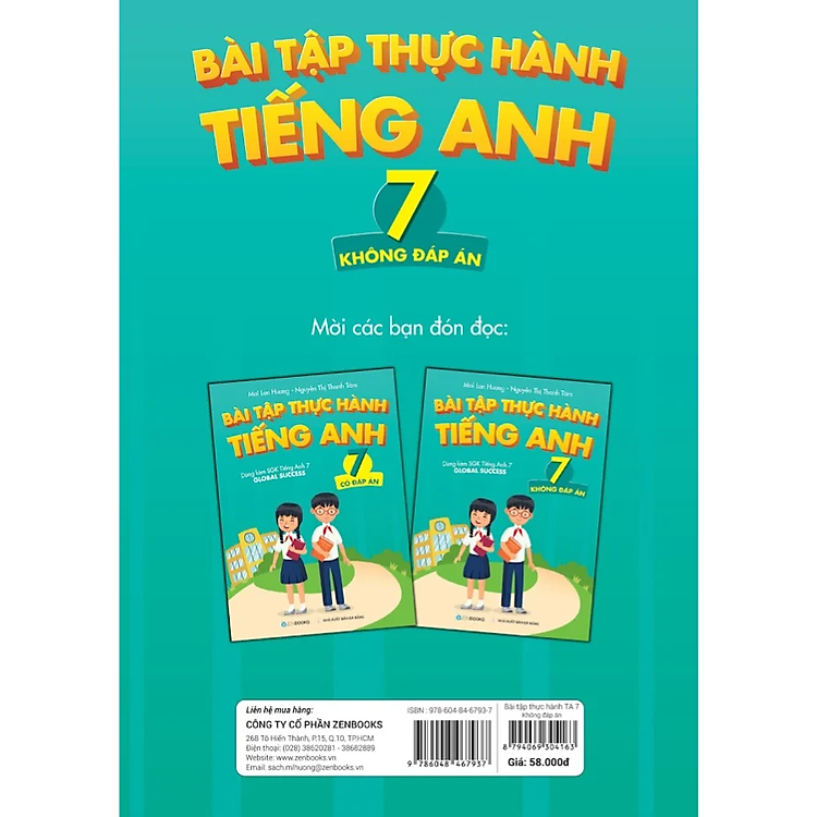 Bài Tập Thực Hành Tiếng Anh 7 (Không Đáp Án) - Ảnh 2