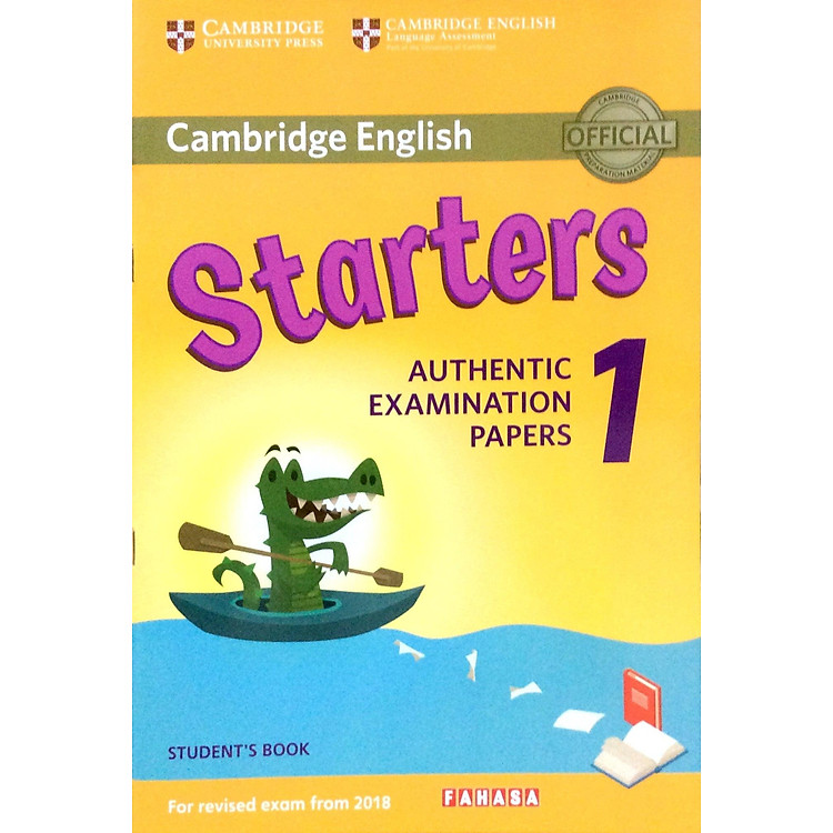 Cambridge English Starters 1 for Revised Exam from 2018 Student’s Book