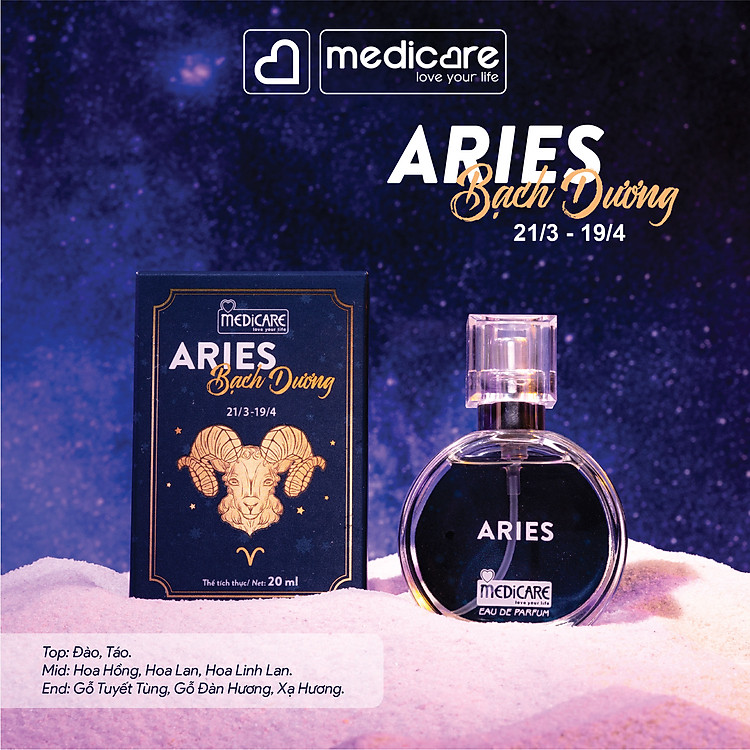 Nước hoa MEDiCARE cung hoàng đạo 20ml