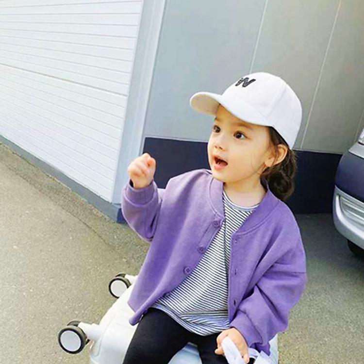 Áo khoác thun phong cách Hàn Quốc năng động cho bé gái 3-8 tuổi – AK009