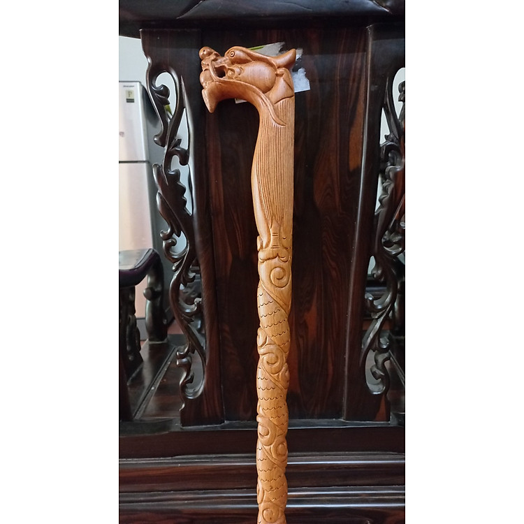 Mua Gậy batong gỗ hương đá cho người già Giá tốt - Hình ảnh 3