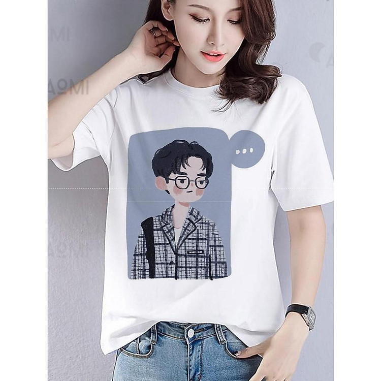 ÁO THUN NAM NỮ AT0535 HOT BOY NGẦU FORM CỔ TRÒN TAY NGẮN THỜI TRANG HÀN QUỐC ĐẸP