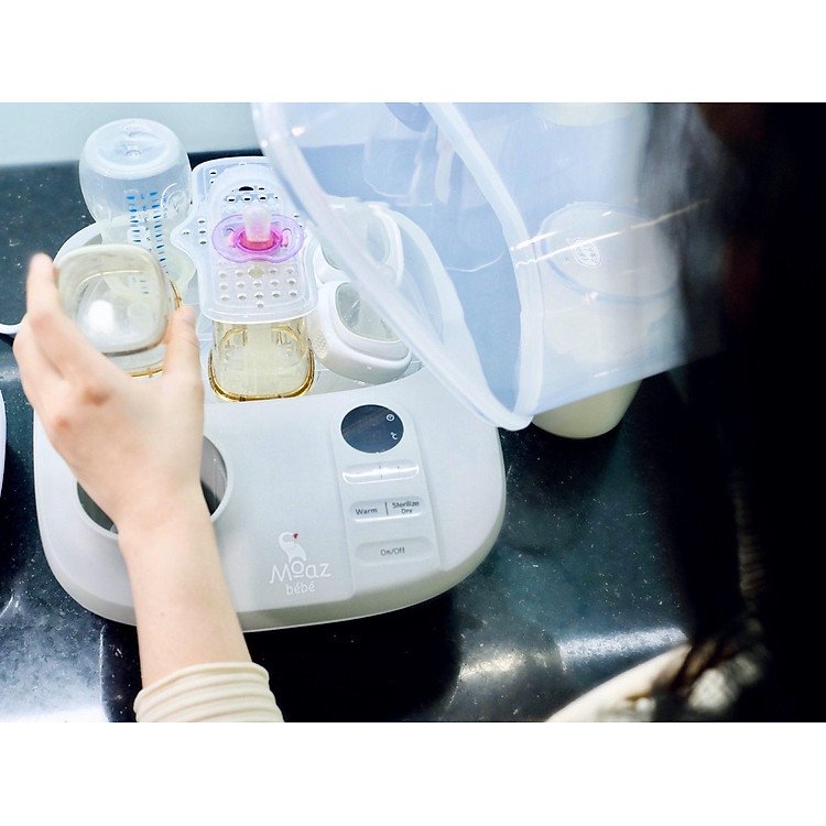 Máy tiệt trùng hâm sữa Moaz Bebe MB-005 Chính hãng Giá tốt - Hình ảnh 5