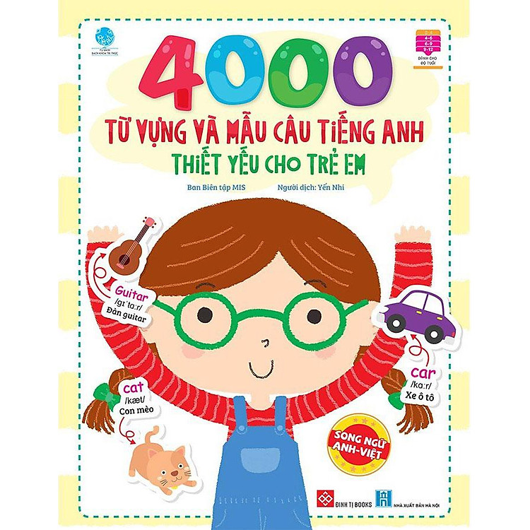 4000 Từ Vựng Và Mẫu Câu Tiếng Anh Thiết Yếu Cho Trẻ Em