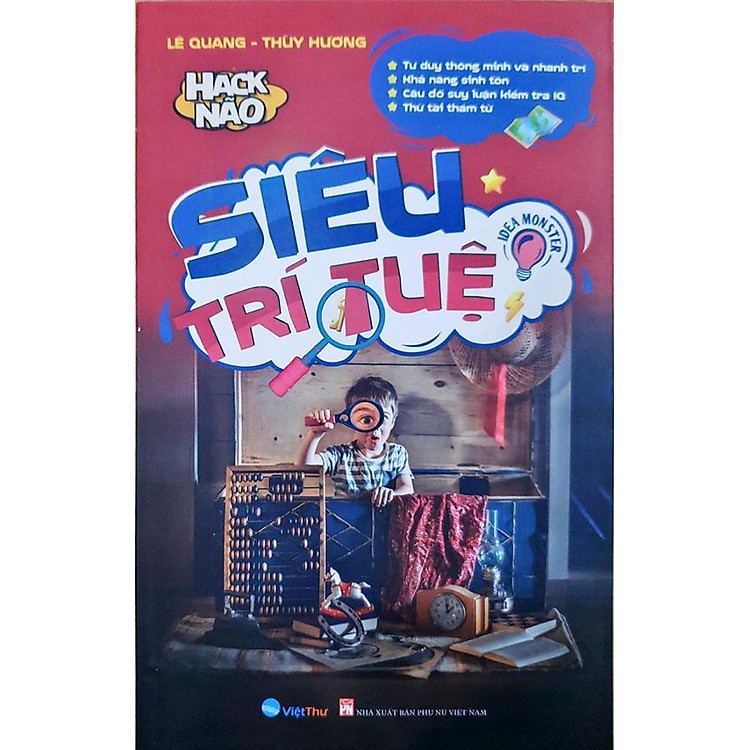 Hack Não - Siêu Trí Tuệ: Tư Duy Thông Minh Và Nhanh Trí - Khả Năng Sinh Tồn - Câu Đố Suy Luận Kiểm Tra IQ - Thử Tài Thám Tử