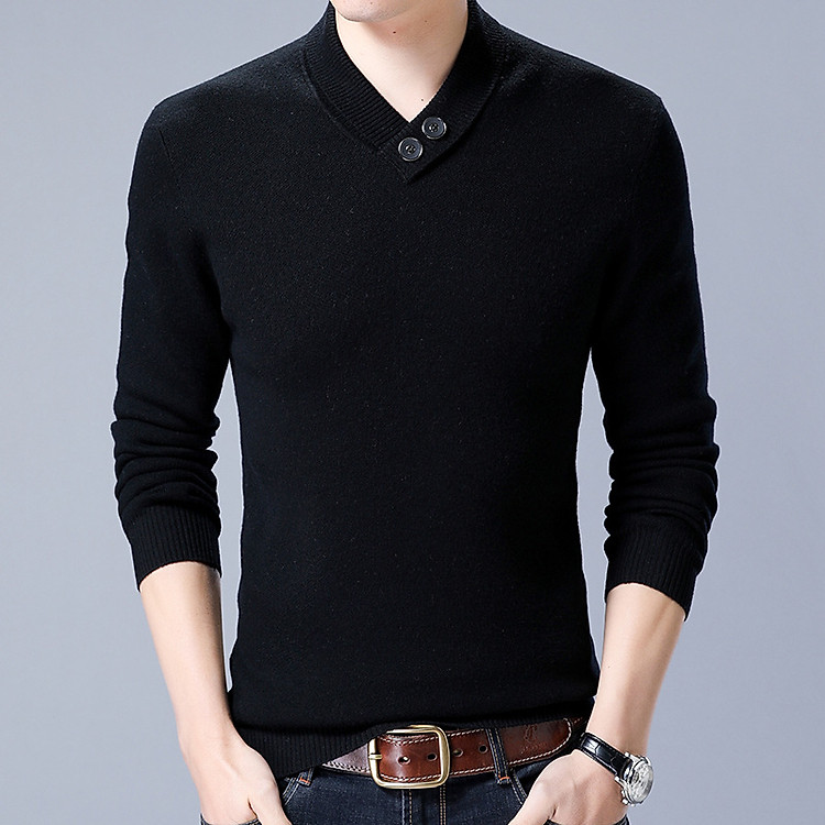 Áo len nam cổ tim Hàn Quốc thời trang LNA21