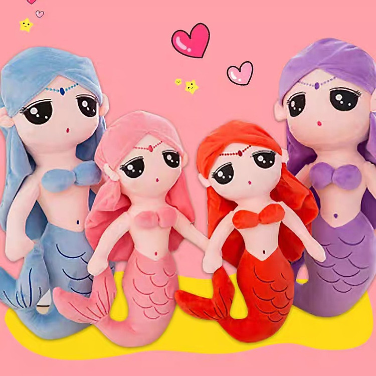 Thú bông nàng tiên cá cao cấp Chính hãng Giá tốt - Hình ảnh 5