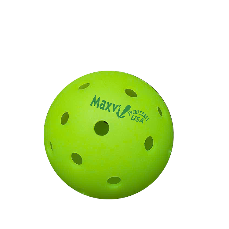 MAXVI: Bóng USA Pickleball 40 lỗ | Bóng Pickleball thi đấu 606T | Bóng Pickleball đường kính 74mm | Bóng Pickleball chất liệu PE | Banh Pickleball