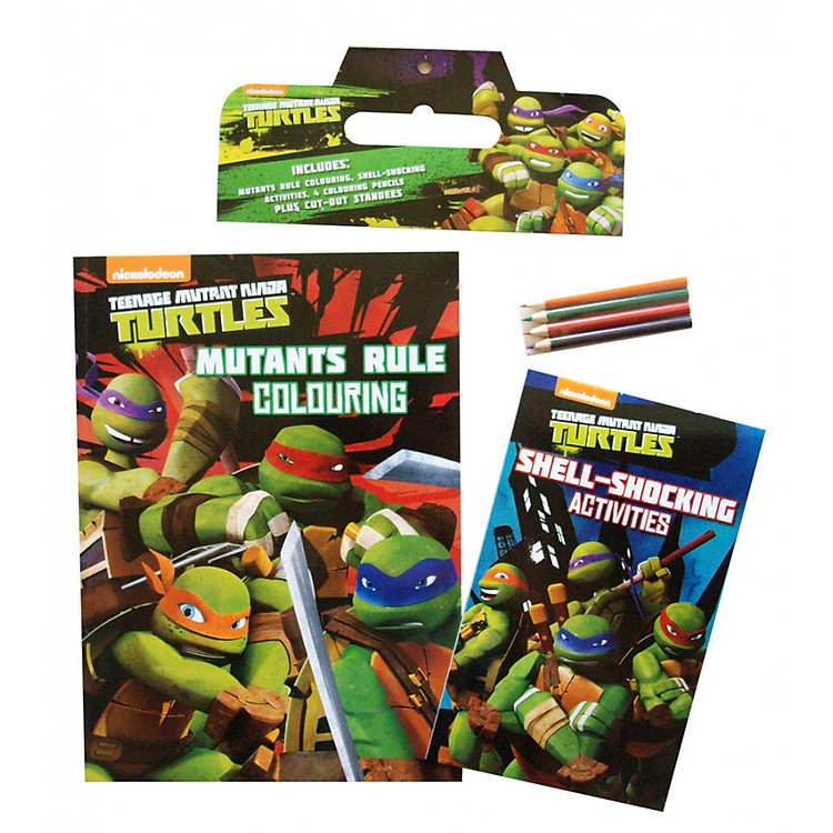 Sách Nickelodeon Teenage Mutant Ninja Turtles Activity Pack