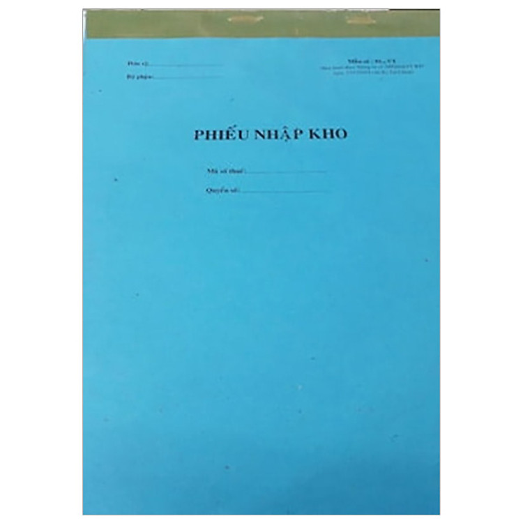 Bộ 2 Phiếu Nhập Lớn 3 Liên
