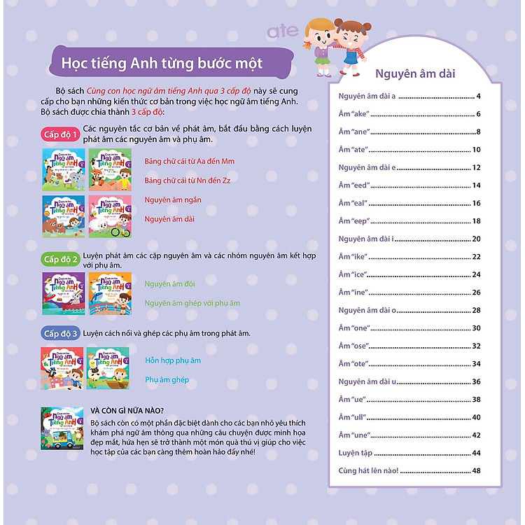 Cùng Con Học Ngữ Âm Tiếng Anh Qua 3 Cấp Độ - Nguyên Âm Dài - Ảnh 7