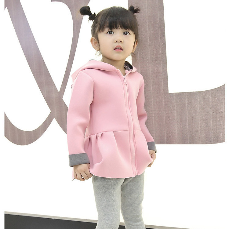 Áo khoác tai thỏ bé gái AK052