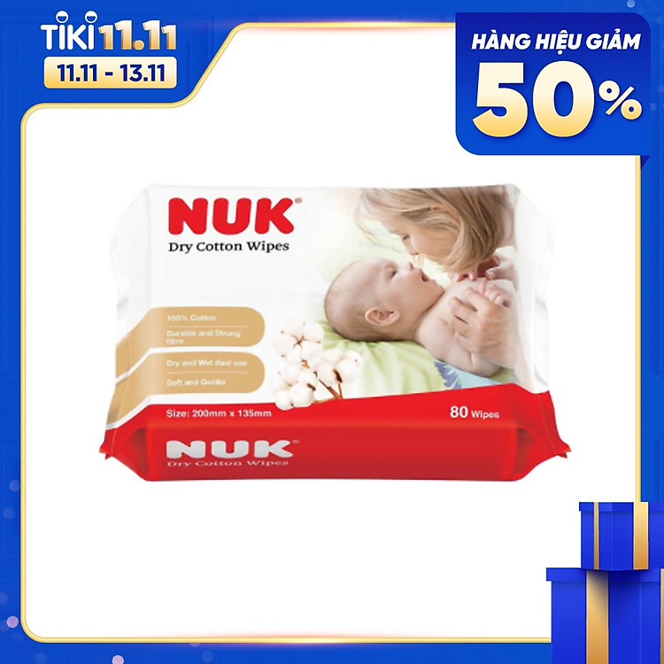 Bộ 6 Gói Khăn Vải Khô Nuk Đảm bảo Giá tốt - Hình ảnh 2
