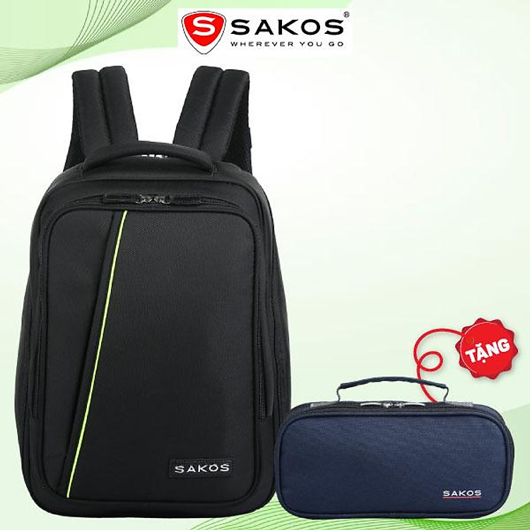 Ba Lô Laptop Sakos SBV121BKNG00 (14 inch) – Màu Đen