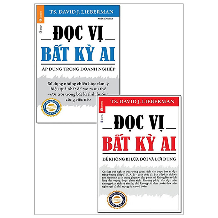 Combo Đọc Vị Bất Kỳ Ai - Áp Dụng Trong Doanh Nghiệp + Đọc Vị Bất Kỳ Ai - Để Không Bị Lừa Dối Và Lợi Dụng (Tái Bản 2018) - Bộ 2 Cuốn