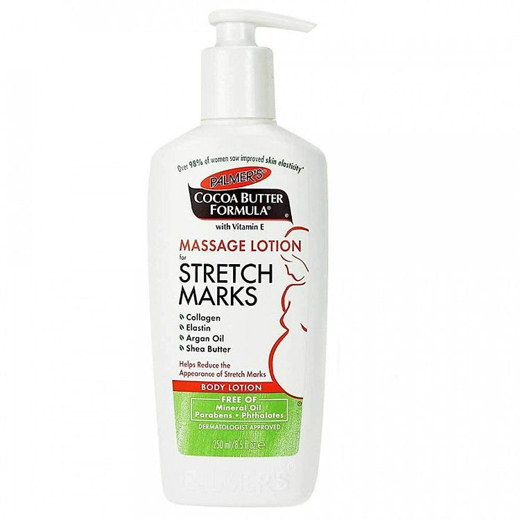 Lotion ngăn ngừa & giảm rạn da Cocoa Butter Formula Massage Lotion Stretch Marks - Palmer's (250ml)